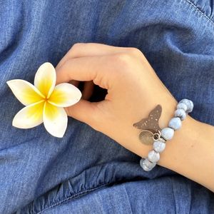 Hovedbilde "Whale Tail" Power Bead Armbånd