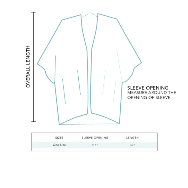 "Balian Beach" Kimono 