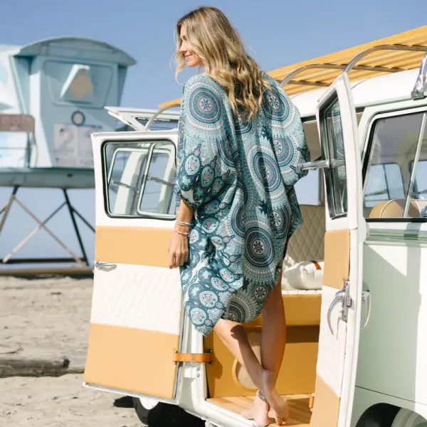 "Sayulita Mandala" Kimono